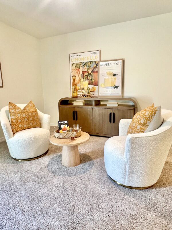 Richmond Cove Palm Bay Holiday Builders Model Home sitting area