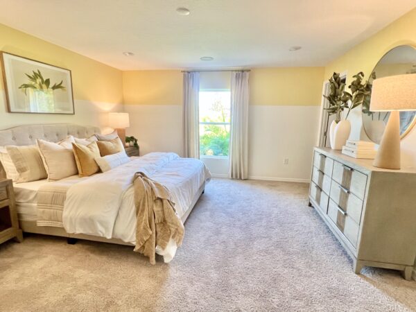 Richmond Cove Palm Bay Holiday Builders Model Home primary bedroom