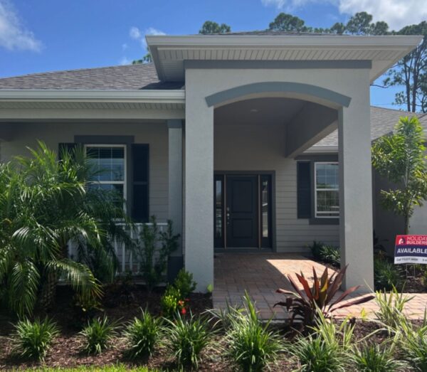 One of the final two remaining homes in Harmony Reserve in Vero Beach, Florida.