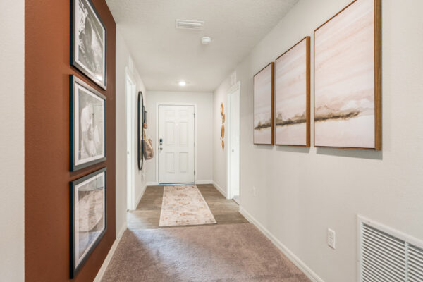 Hallway view Holiday Builders model home