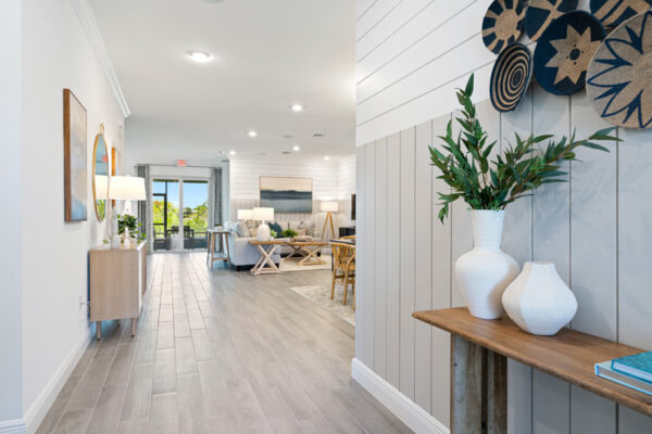 Holiday Builders Sanibel sales center in Spirit of Sebastian.