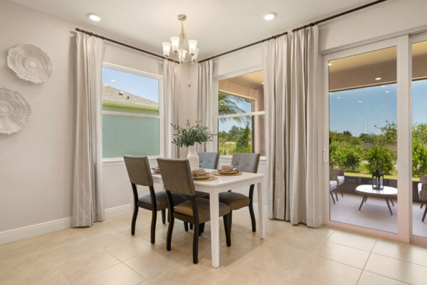 Holiday Builders Biscayne sales center in Spirit of Sebastian.