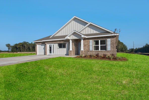 The Santa Rosa model home is the sales center at Airway Oaks in Milton.