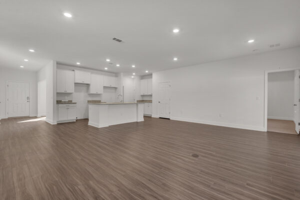 The open concept Ariana floorplan from the Cornerstone collection by Holiday Builders.