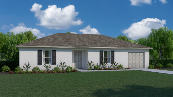 The Bamboo floorplan from the Inspire collection built by Holiday Builders