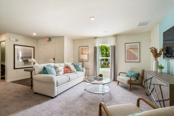 The Bamboo floorplan from the Inspire Collection is the Sales Center in Port St. Lucie.