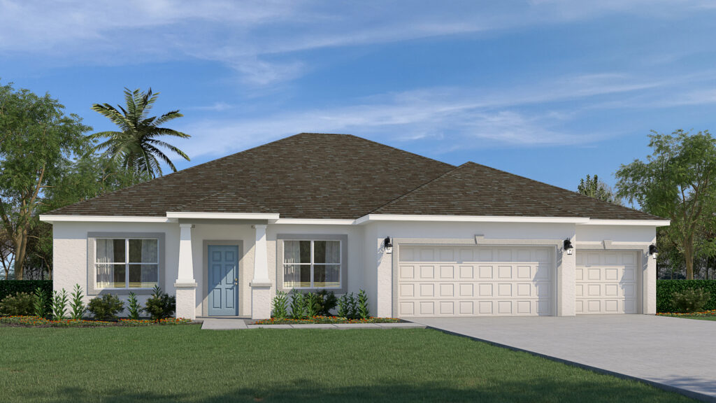 The Captiva floorplan from the Cornerstone collection by Holiday Builders