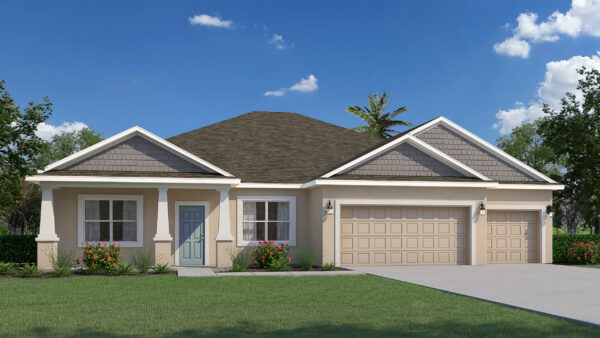 The Captiva floorplan from the Cornerstone collection by Holiday Builders