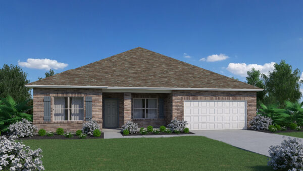 The Carlton floorplan from the Cornerstone collection built in the Gulf region