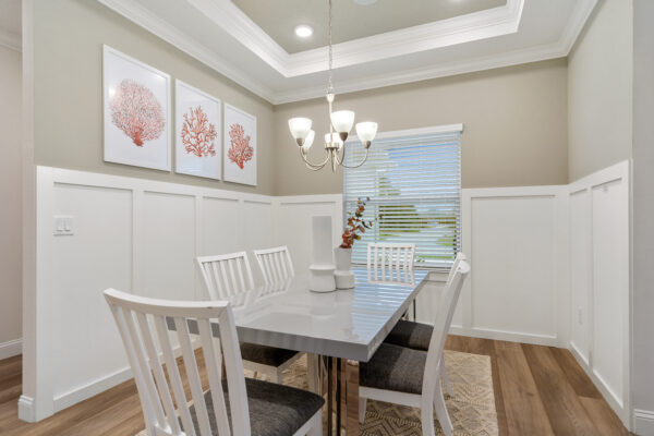 The Charlotte floorplan from the Cornerstone Collection is the Sales Center for Palm Coast.