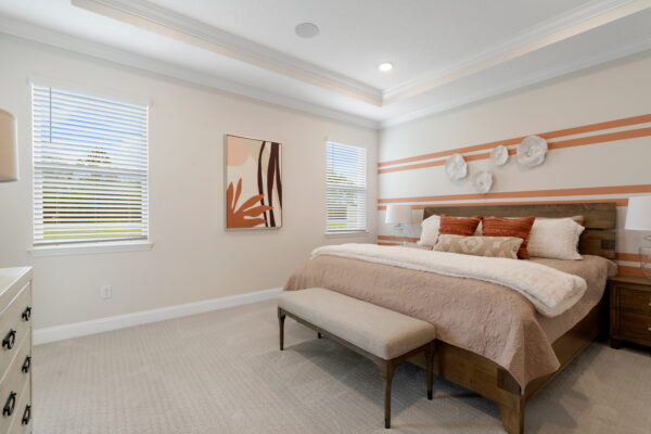 The Charlotte floorplan from the Cornerstone Collection is the Sales Center for Palm Coast.