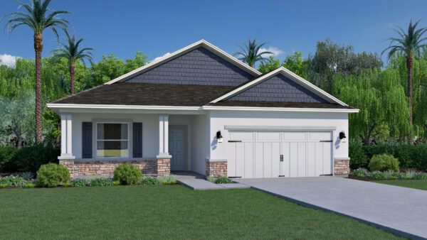 The Dania floorplan from the Cornerstone collection built in Spirit of Sebastian