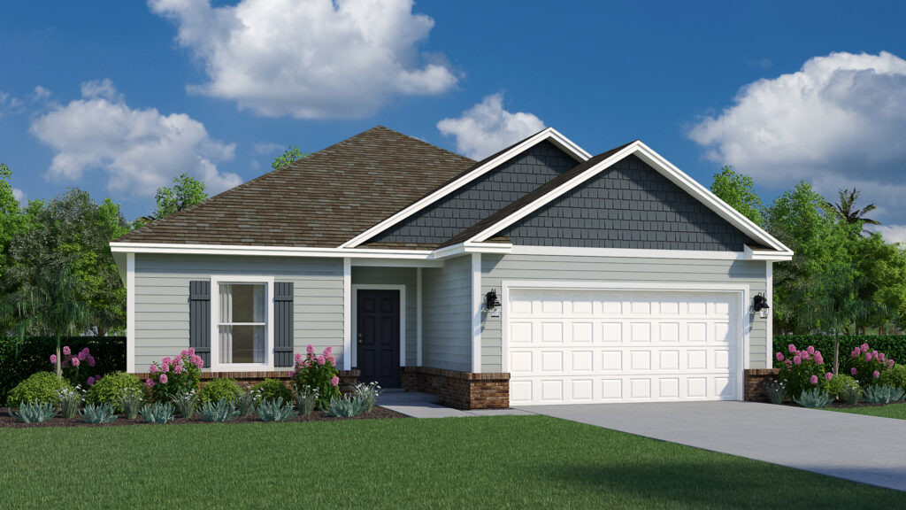 The Denham floorplan from the Cornerstone collection built in the Gulf region