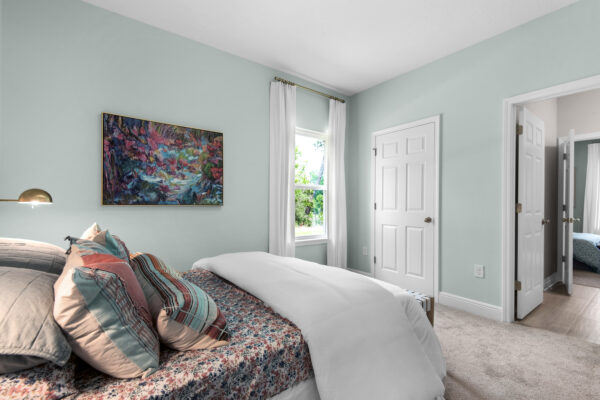 The Guest Bedroom in the Eden floorplan from the Cornerstone Collection.