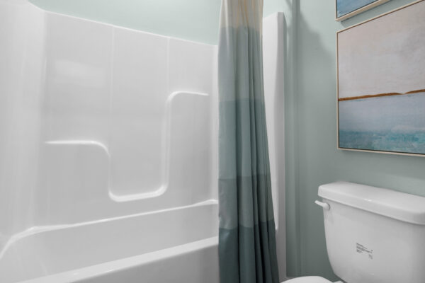 The Guest Shower in the Eden floorplan from the Cornerstone Collection.