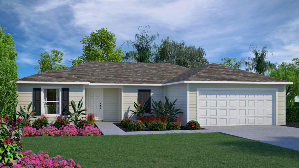 The Glades floorplan from the Value Collection by Holiday Builders.