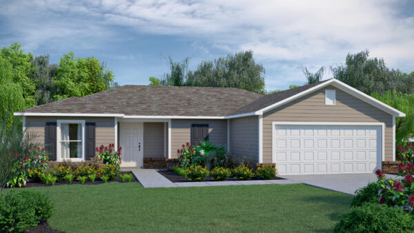 The Glades floorplan from the Value Collection by Holiday Builders.
