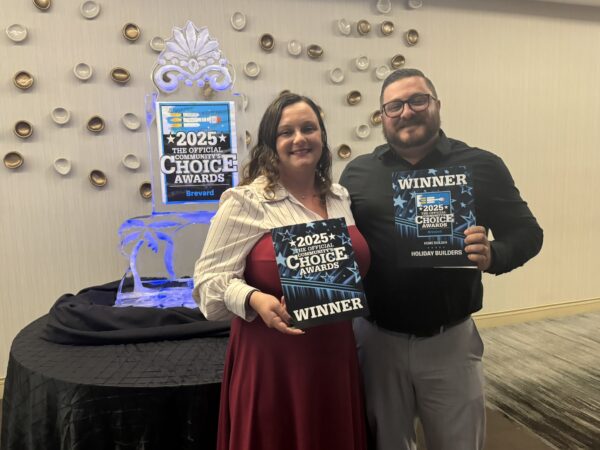 Holiday Builders Honored as Brevard’s Best Homebuilder Second Year in a Row