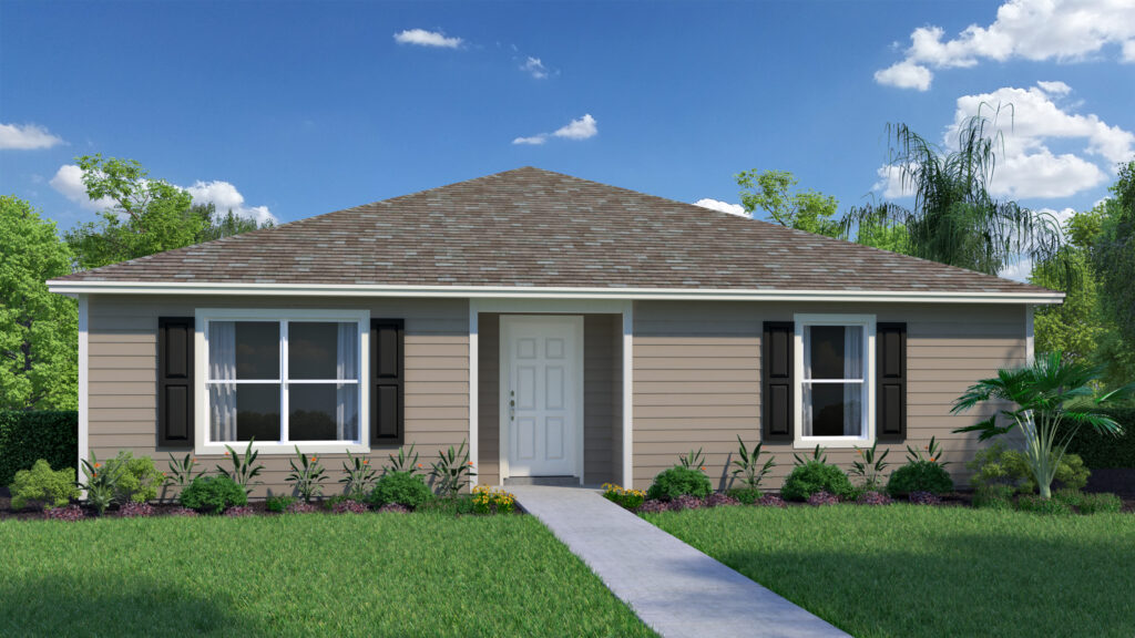 The Celeste floorplan from our Inspire Collection by Holiday Builders.