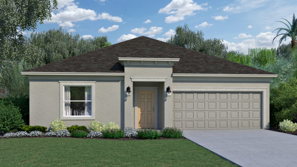 The Laurel floorplan from the Cornerstone Collection in Huntington Park.