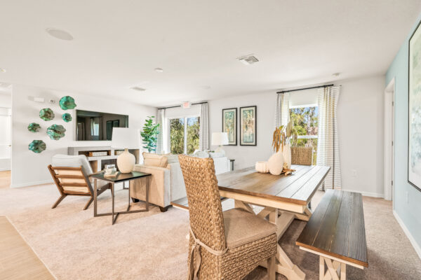 The open concept Majestic floorplan from the Value collection by Holiday Builders.