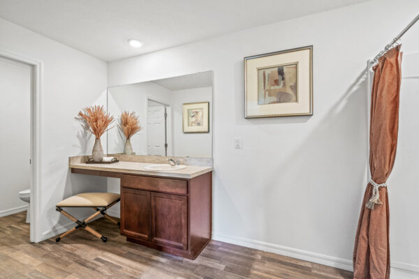 The owner's bath in the Majestic floorplan from the Value Collection