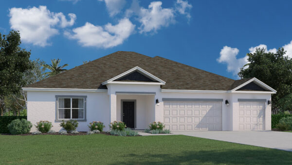 The Naples floorplan from the Cornerstone collection by Holiday Builders