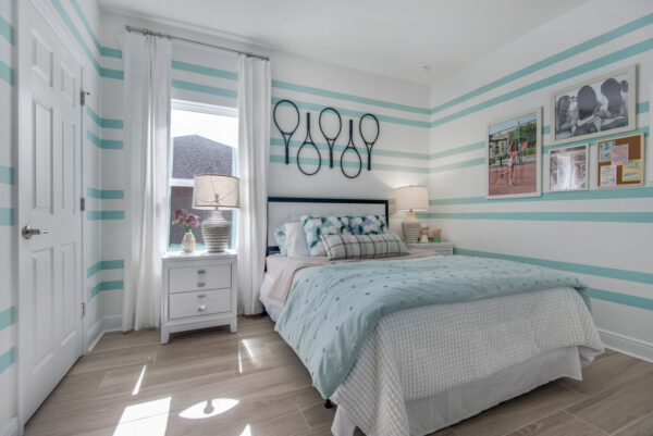 The Eden model home from the Cornerstone Collection is the sales center for Navarre, Florida.