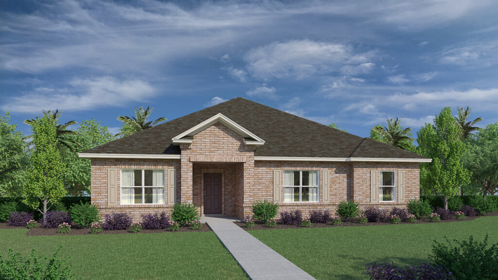 The Osprey floorplan from the Cornerstone collection built in the Gulf region