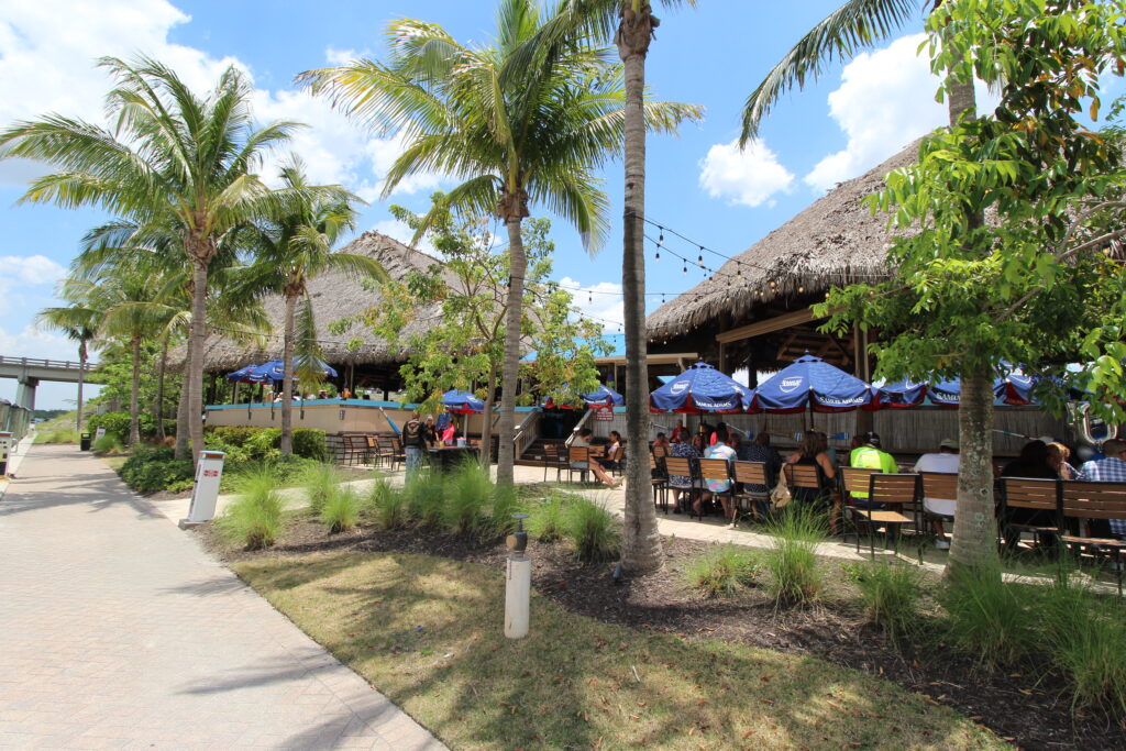 Waterfront dining in Cape Coral.