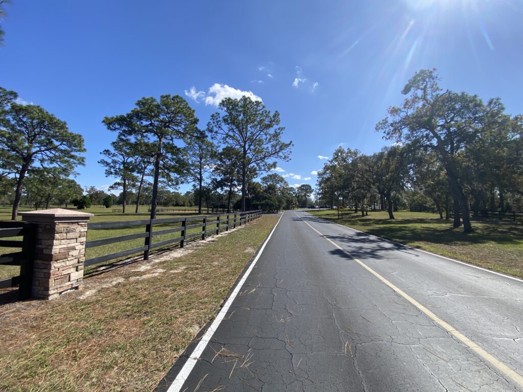 Pine Ridge Community and Equestrian Center Roads