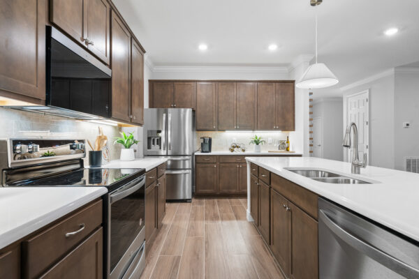 The Naples Floorplan from the Cornerstone Collection is the Sales Center for Pine Ridge.