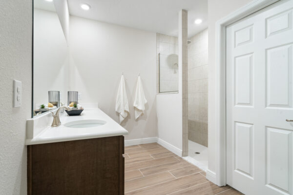 The Naples Floorplan from the Cornerstone Collection is the Sales Center for Pine Ridge.