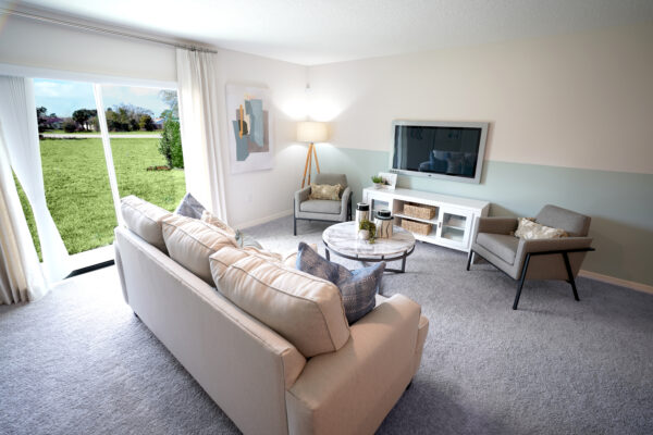 The Royal model home is the sales center in Poinciana.