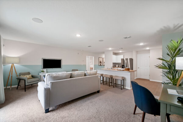 The Royal model home is the sales center in Poinciana.