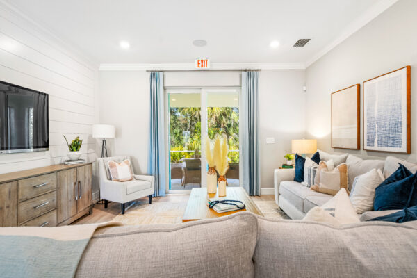 The Highland model home is the sales center for Port Charlotte.