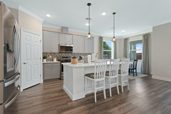 The Sanibel model home is the sales center in Port Saint Lucie.