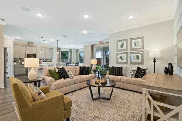 The Sanibel model home is the sales center in Port Saint Lucie.
