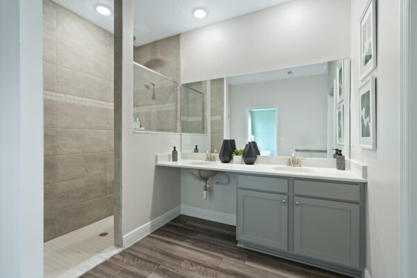 The Sanibel model home is the sales center in Port Saint Lucie.