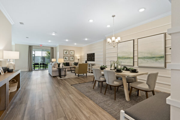 The Sanibel model home is the sales center in Port Saint Lucie.