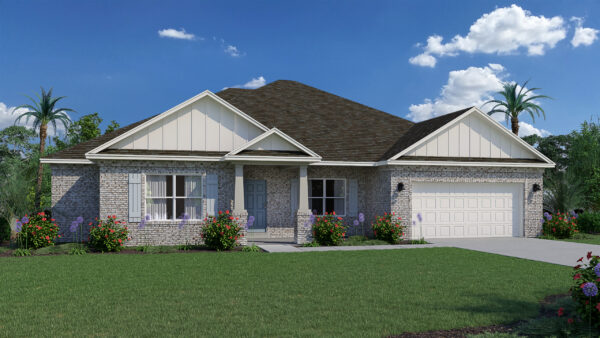 The Rosemary floorplan from the Cornerstone collection built in the Gulf region