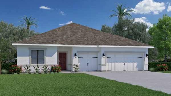 The Sanibel floorplan from the Cornerstone collection built in Spirit of Sebastian