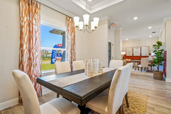 The Siesta model from the Cornerstone Collection is the Sales Center in North Port.