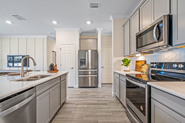 The Siesta model from the Cornerstone Collection is the Sales Center in North Port.