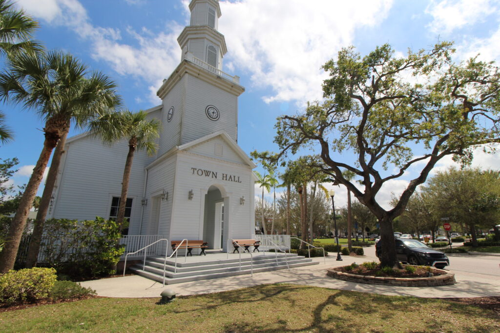 Town Hall in Tradition, at the heart of Port St Lucie, Florida.