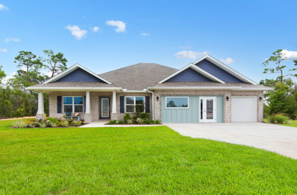 The beautiful new Eden floorplan model from the Cornerstone Collection in Windswept Estates.